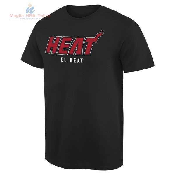 Acquista T-Shirt Miami Heat Nero 001