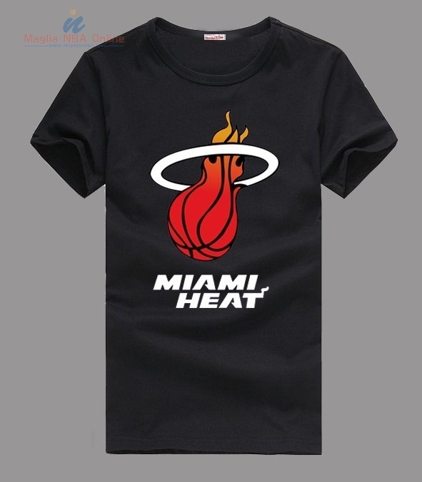 Acquista T-Shirt Miami Heat Nero 003