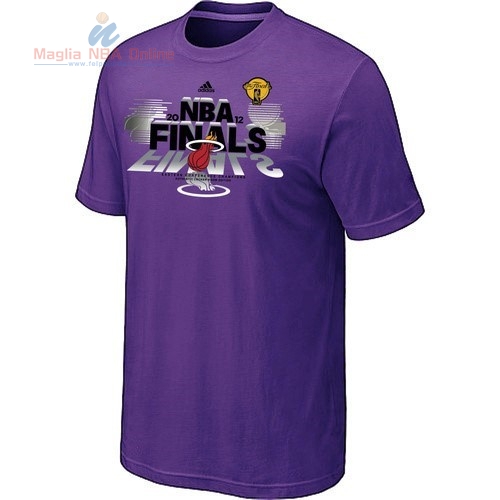 Acquista T-Shirt Miami Heat Porpora 001
