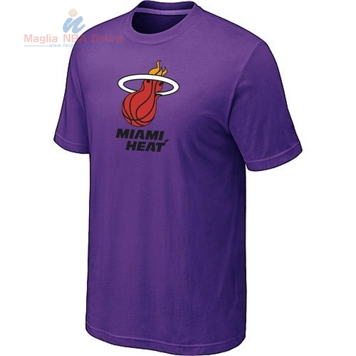Acquista T-Shirt Miami Heat Porpora