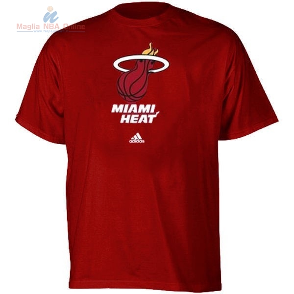 Acquista T-Shirt Miami Heat Rosso