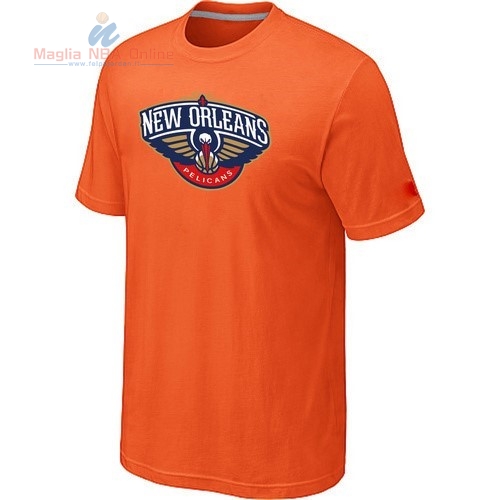 Acquista T-Shirt New Orleans Pelicans Arancia