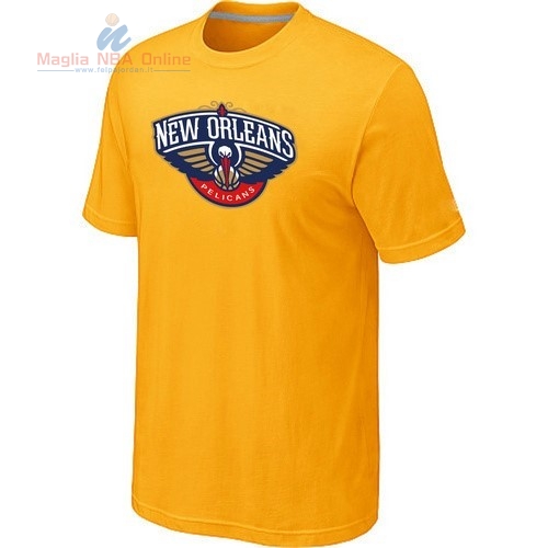 Acquista T-Shirt New Orleans Pelicans Giallo