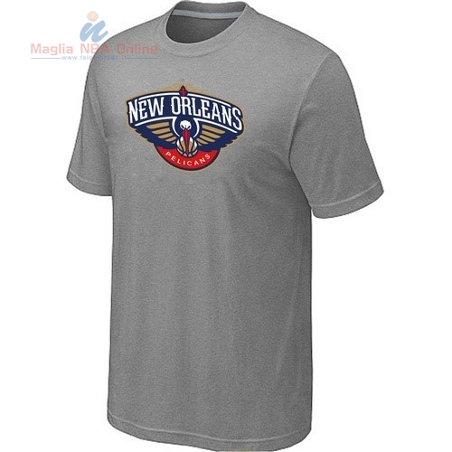 Acquista T-Shirt New Orleans Pelicans Grigio