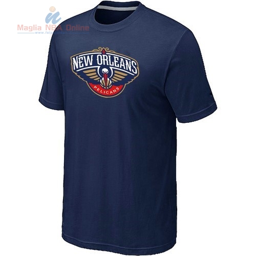 Acquista T-Shirt New Orleans Pelicans Inchiostro Blu