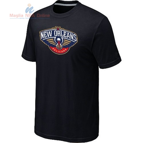 Acquista T-Shirt New Orleans Pelicans Nero