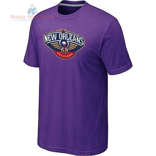 Acquista T-Shirt New Orleans Pelicans Porpora