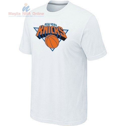 Acquista T-Shirt New York Knicks Bianco