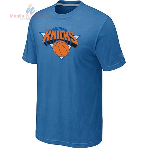 Acquista T-Shirt New York Knicks Blu 001