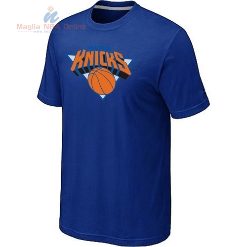 Acquista T-Shirt New York Knicks Blu Profundo