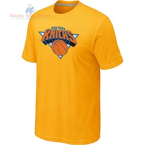 Acquista T-Shirt New York Knicks Giallo