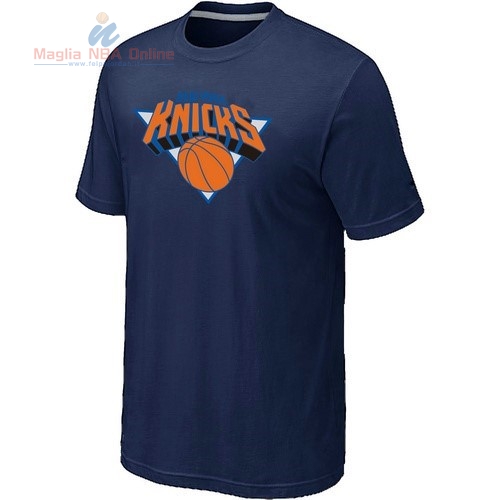 Acquista T-Shirt New York Knicks Inchiostro Blu