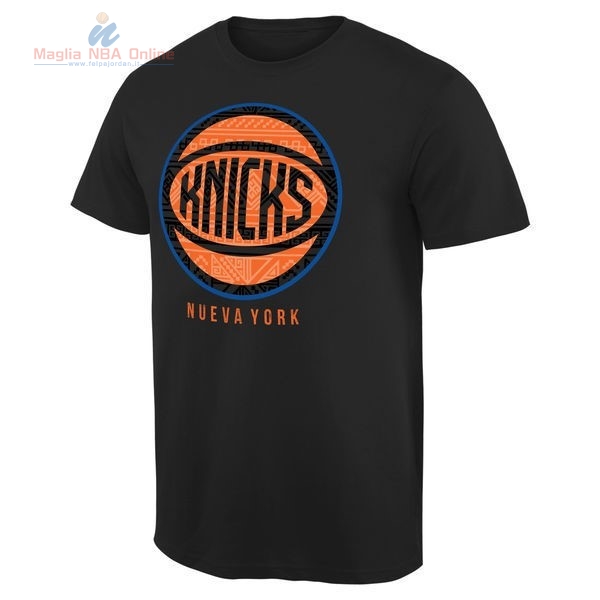 Acquista T-Shirt New York Knicks Nero
