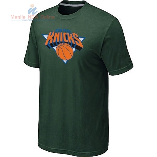 Acquista T-Shirt New York Knicks Verde Chiaro