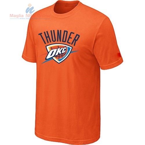 Acquista T-Shirt Oklahoma City Thunder Arancia