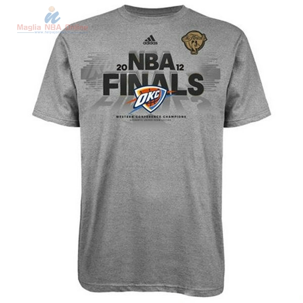 Acquista T-Shirt Oklahoma City Thunder Grigio 001