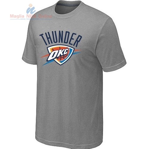 Acquista T-Shirt Oklahoma City Thunder Grigio