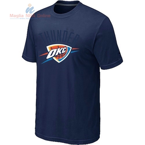 Acquista T-Shirt Oklahoma City Thunder Inchiostro Blu