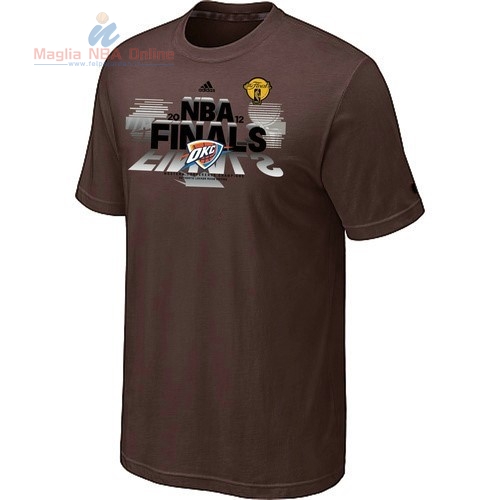 Acquista T-Shirt Oklahoma City Thunder Marrone