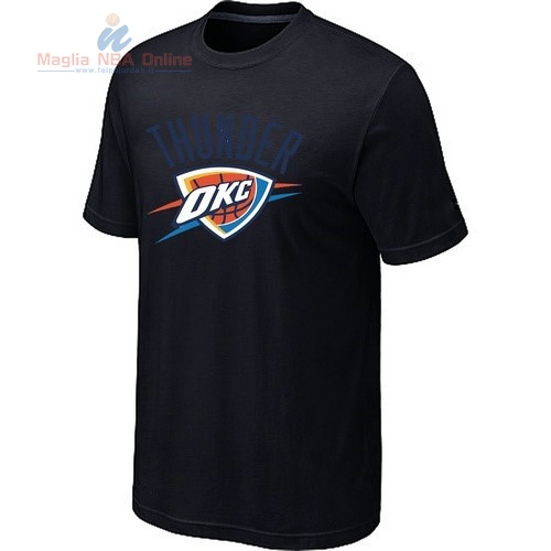 Acquista T-Shirt Oklahoma City Thunder Nero