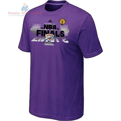 Acquista T-Shirt Oklahoma City Thunder Porpora 001