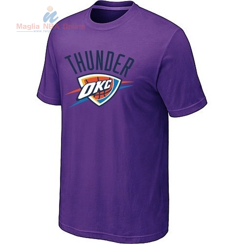 Acquista T-Shirt Oklahoma City Thunder Porpora