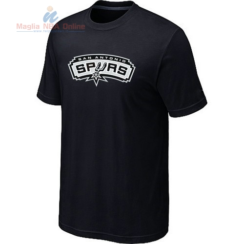 Acquista T-Shirt San Antonio Spurs Nero 0023