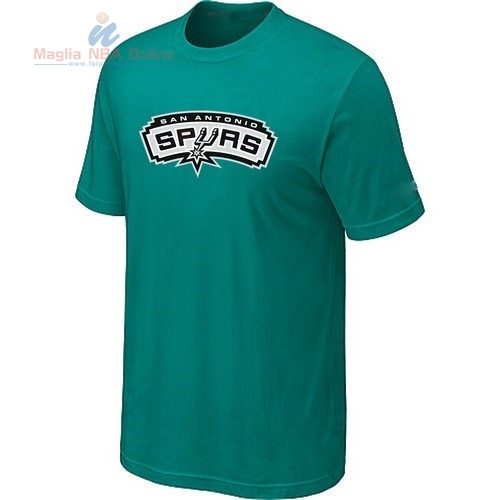 Acquista T-Shirt San Antonio Spurs Verde