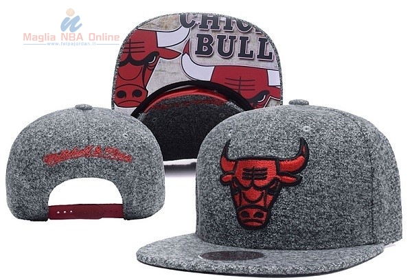 Acquista Cappelli 2017 Chicago Bulls Grigio #06