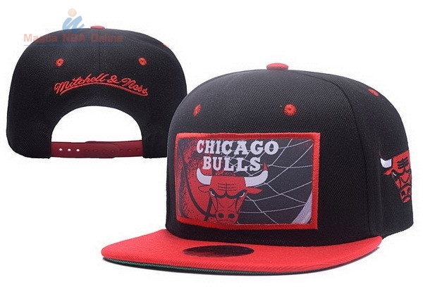 Acquista Cappelli 2017 Chicago Bulls Rosso Nero #02