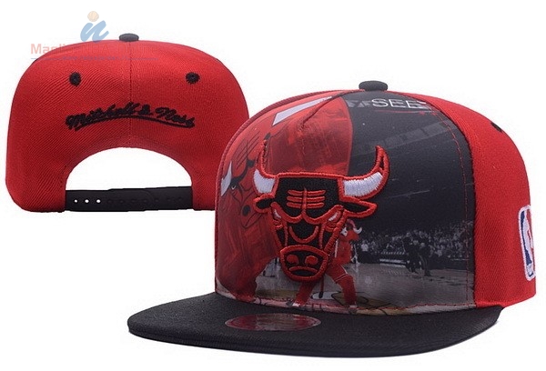 Acquista Cappelli 2017 Chicago Bulls Rosso Nero #03