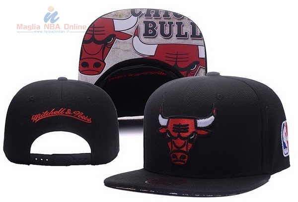 Acquista Cappelli 2017 Chicago Bulls Rosso Nero #04