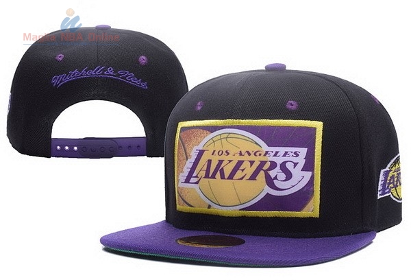 Acquista Cappelli 2017 Los Angeles Lakers Nero Porpora Nero #01