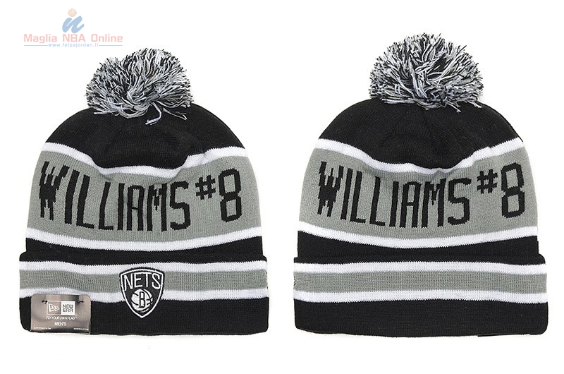 Acquista Cappelli di lana 2017 Brooklyn Nets Grigio #01