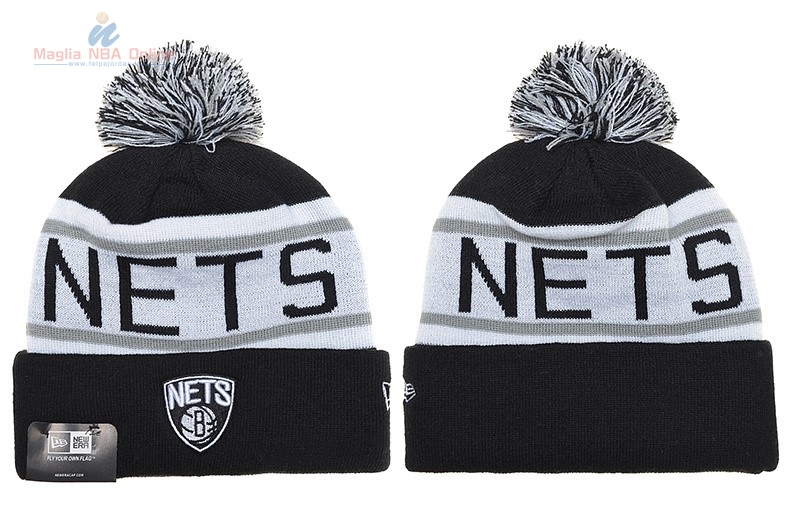 Acquista Cappelli di lana 2017 Brooklyn Nets Grigio #02