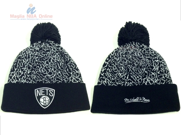 Acquista Cappelli di lana 2017 Brooklyn Nets Grigio #05