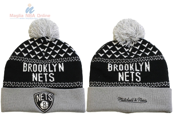 Acquista Cappelli di lana 2017 Brooklyn Nets Grigio #09