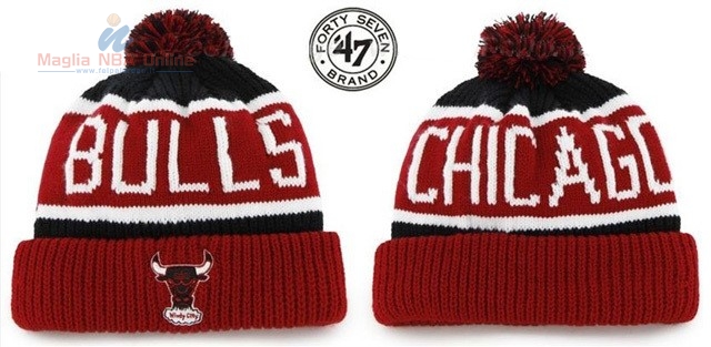 Acquista Cappelli di lana 2017 Chicago Bulls Nero #04