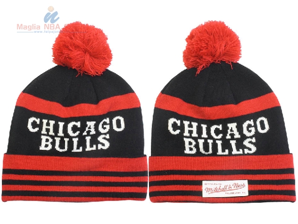 Acquista Cappelli di lana 2017 Chicago Bulls Nero #08
