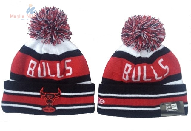 Acquista Cappelli di lana 2017 Chicago Bulls Rosso #01