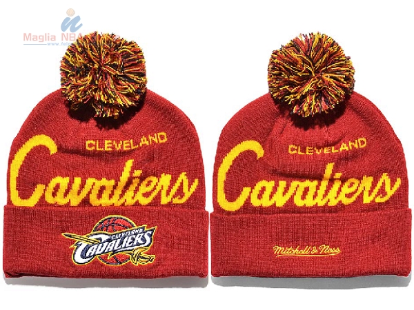 Acquista Cappelli di lana 2017 Cleveland Cavaliers Rosso Giallo