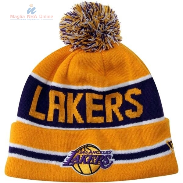 Acquista Cappelli di lana 2017 Los Angeles Lakers Giallo #03