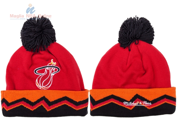 Acquista Cappelli di lana 2017 Miami Heat Rosso Arancia