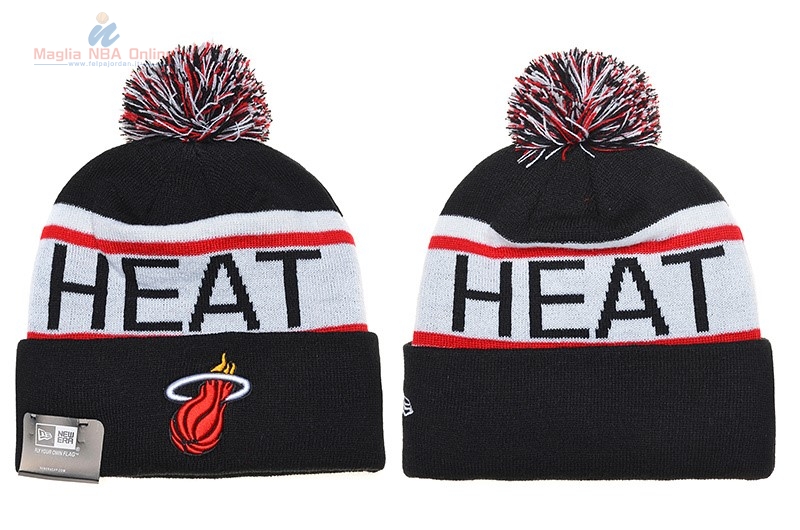 Acquista Cappelli di lana 2017 Miami Heat Rosso Bianco Nero #04