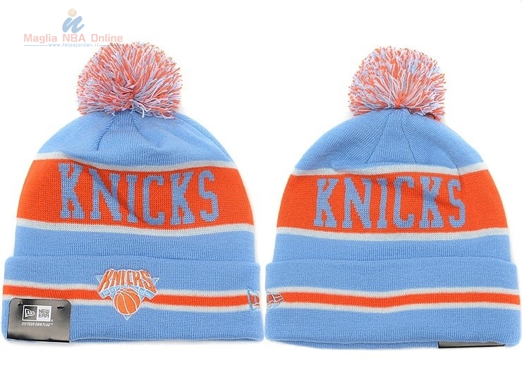 Acquista Cappelli di lana 2017 New York Knicks Arancia Blu