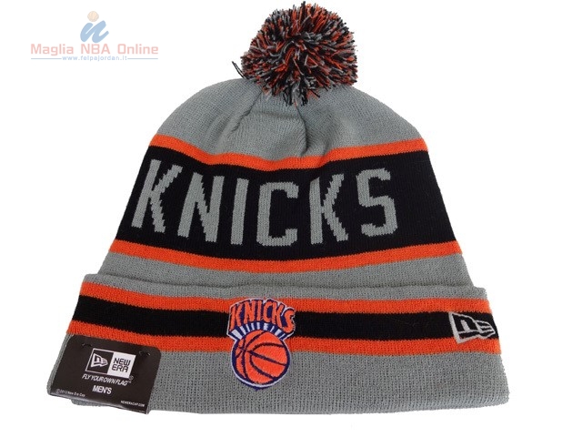 Acquista Cappelli di lana 2017 New York Knicks Arancia Grigio
