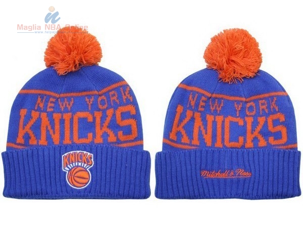 Acquista Cappelli di lana 2017 New York Knicks Blu Arancia