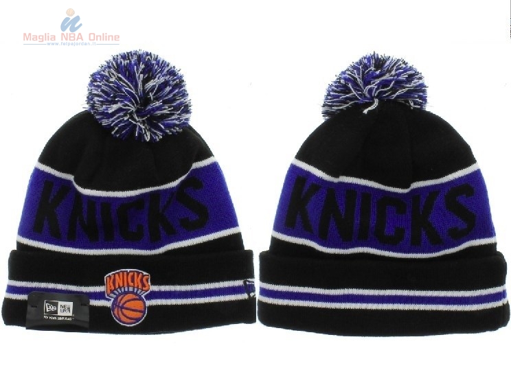 Acquista Cappelli di lana 2017 New York Knicks Blu Bianco Striscia