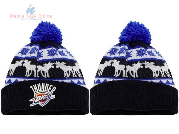 Acquista Cappelli di lana 2017 Oklahoma City Thunder Blu Nero