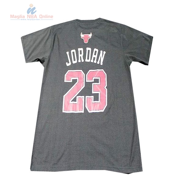 Acquista Maglia NBA Chicago Bulls Manica Corta #23 Nero